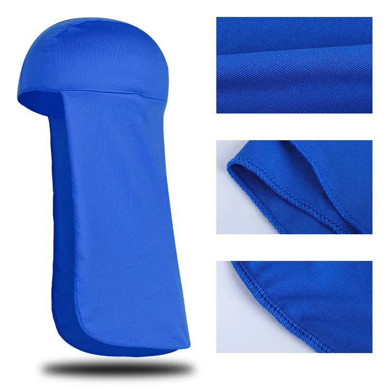 Summer Sun Shade Cap UV Protection Wide Brim Fishing Cycling Caps Polyester Neck Protector Cooling Hat Cap for Hiking Sports
