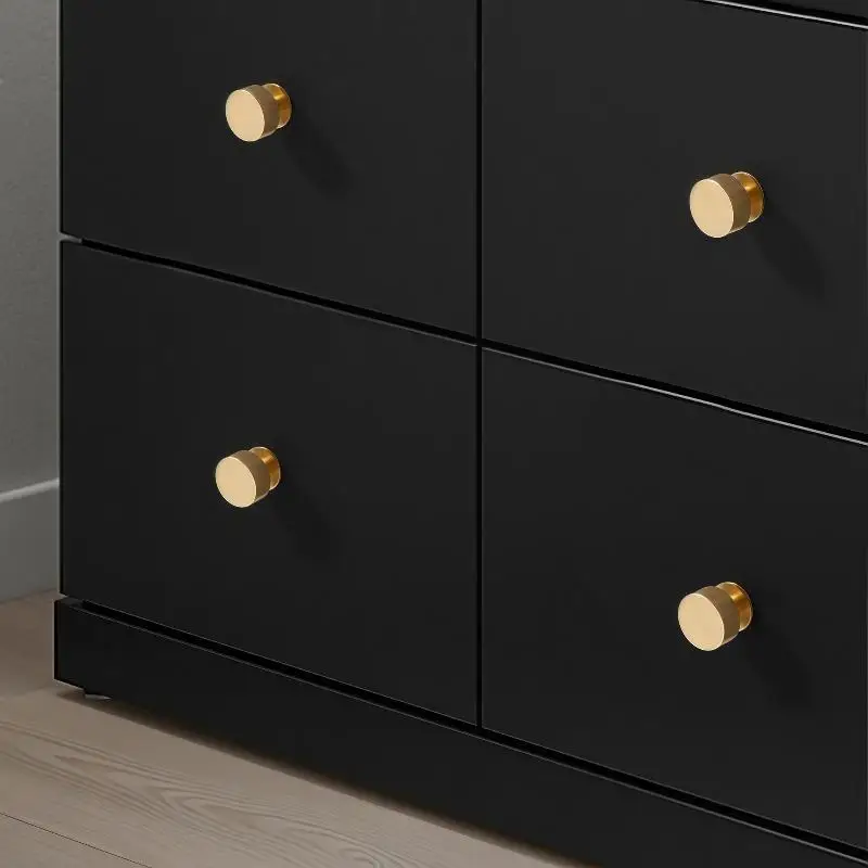 Simple Round Drawer Knobs In Various Shapes Aluminum Alloy Furniture Handles Kitchen Cabinet Handles Decorative Hardware