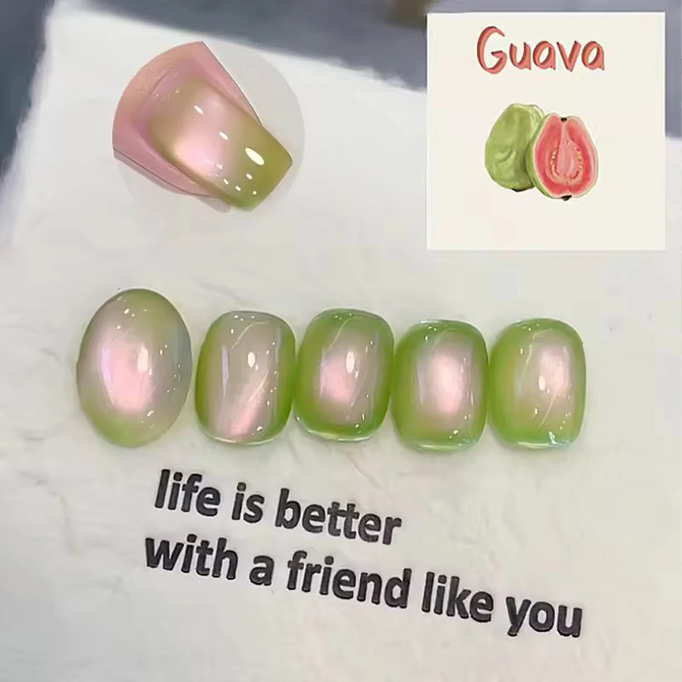 12ML 1PCS Grüne Glas Perle Cat Eye Rosa Nägel 2025 Neue Bleaching Beliebte Eis Klar Cat Eye gel Nagellack UV Licht Nägel