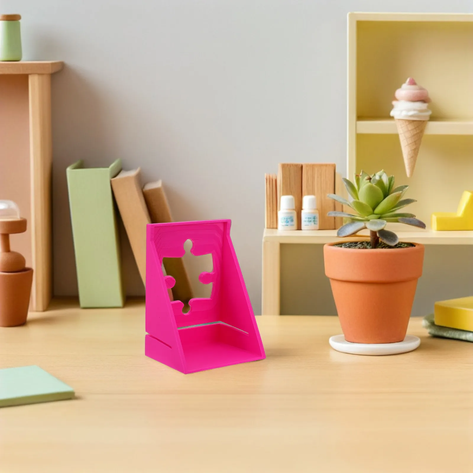 Multifunctional Puzzle Board Organizer Stand Portable Puzzle Box Lid Support Display Holder for Home Tabletop Use