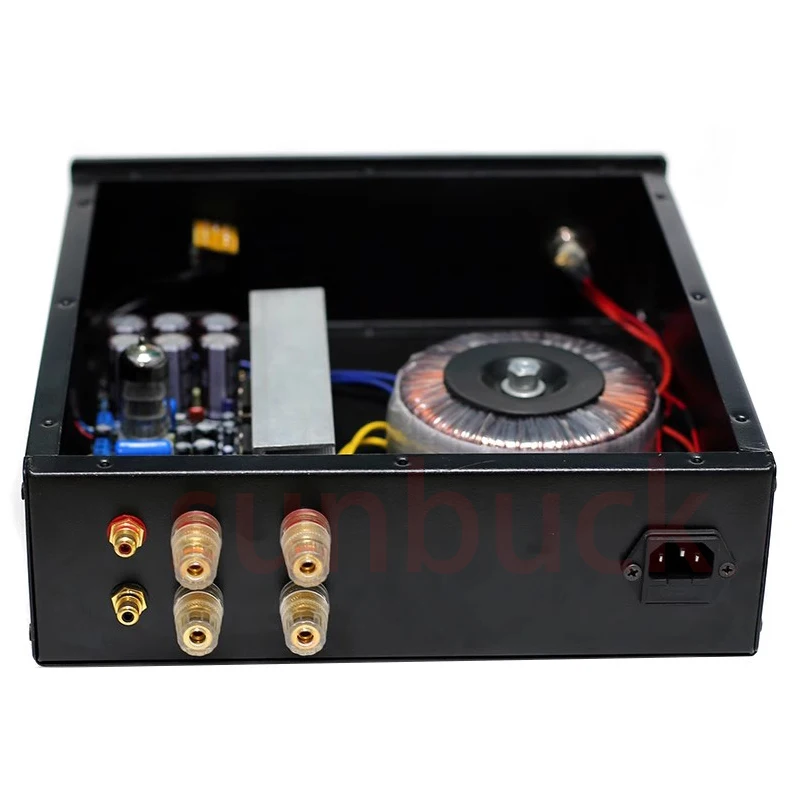 Sunbuck TDA1514+5670 6N3 Electronic Tube Buffer Amplifier Front Gallbladder Rear Stone 40W * 2  Power Amplifier