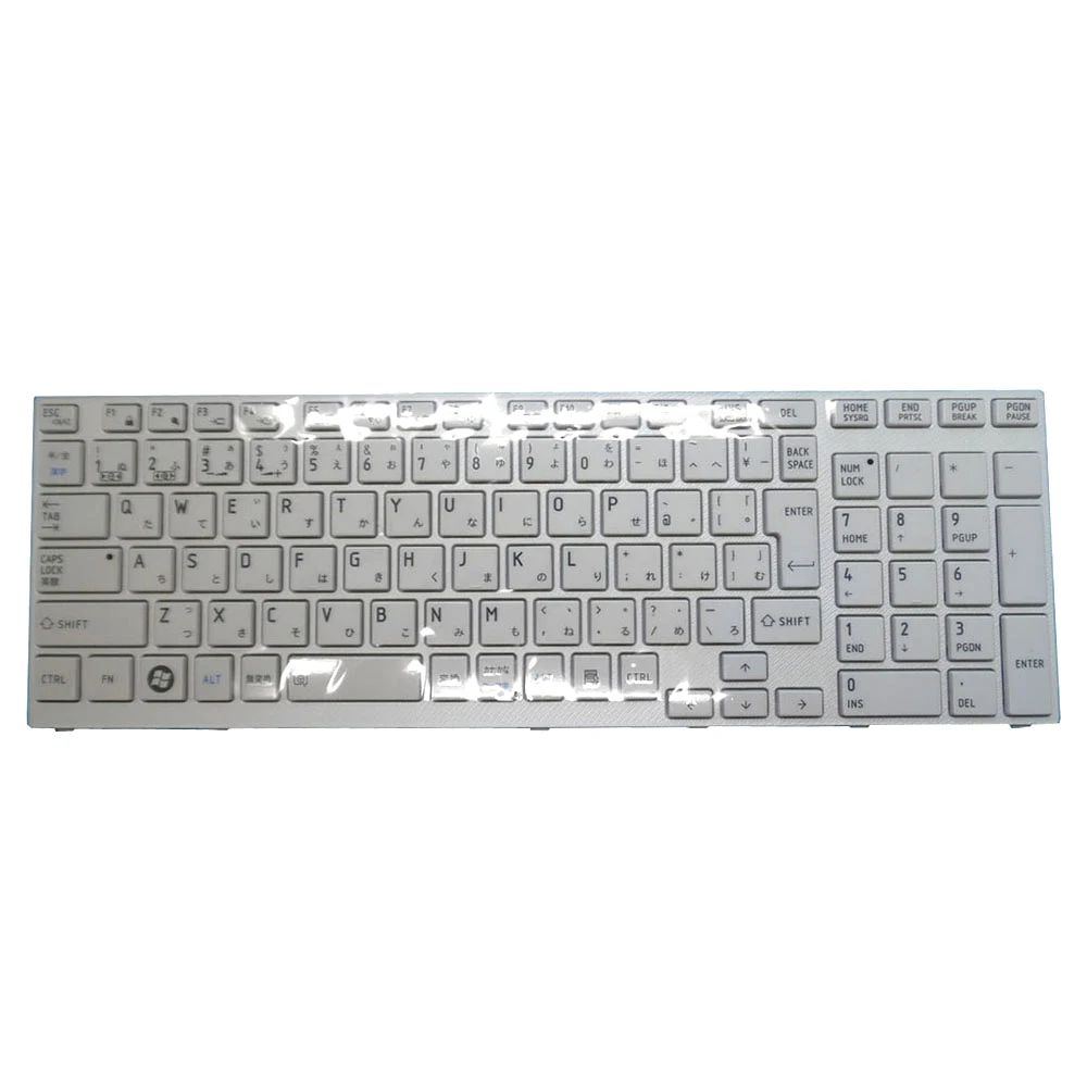 Japanese JP Laptop Keyboard For Toshiba For Satellite A600 A600D A660 A660D A665 A665D NSK-TQ5GC 0J 9Z.N4YGC.50J White