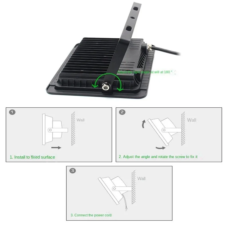 Lâmpada de cura UV para impressão 3D, resina de óleo verde, cola ultravioleta, 395nm, 405nm, 365nm, 110V, 220V