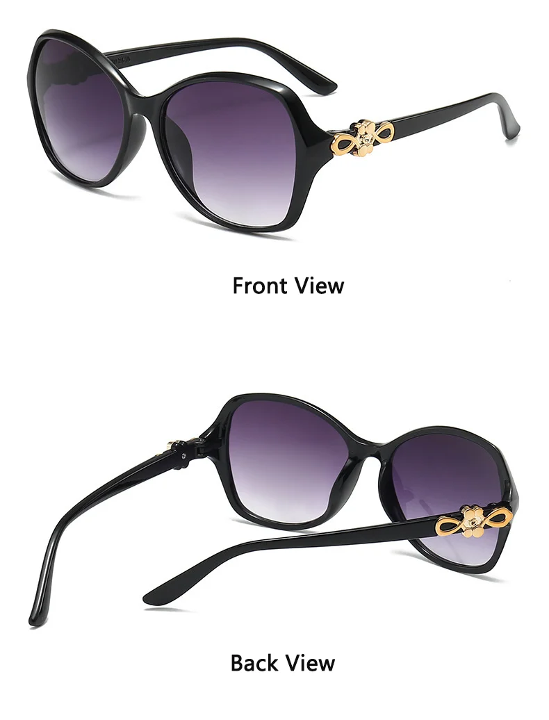 Neue grenzüberschreitende High-End-Sonnenbrille mit großem Rahmen zum Abnehmen im koreanischen Stil, trendige und modische Instagram-Sonnenbrille mit Sonnenschutz 2610 – Detail 10