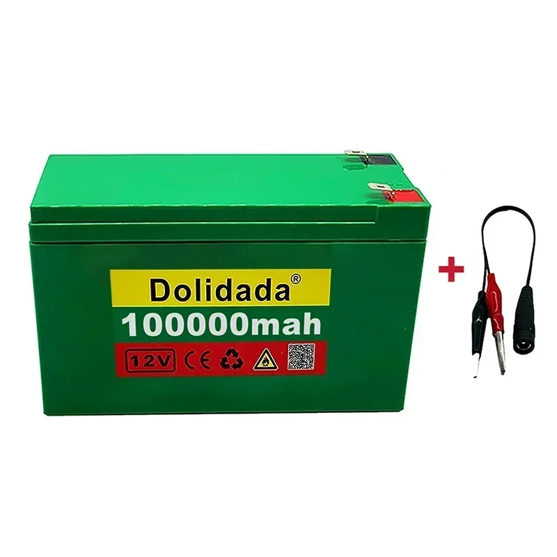 12V100000mAh 3S7P 18650Lithium Battery Pack+12.6V3A Charger Built-in 100Ah High Current BMS Used for Citycoco Motorized Scooter