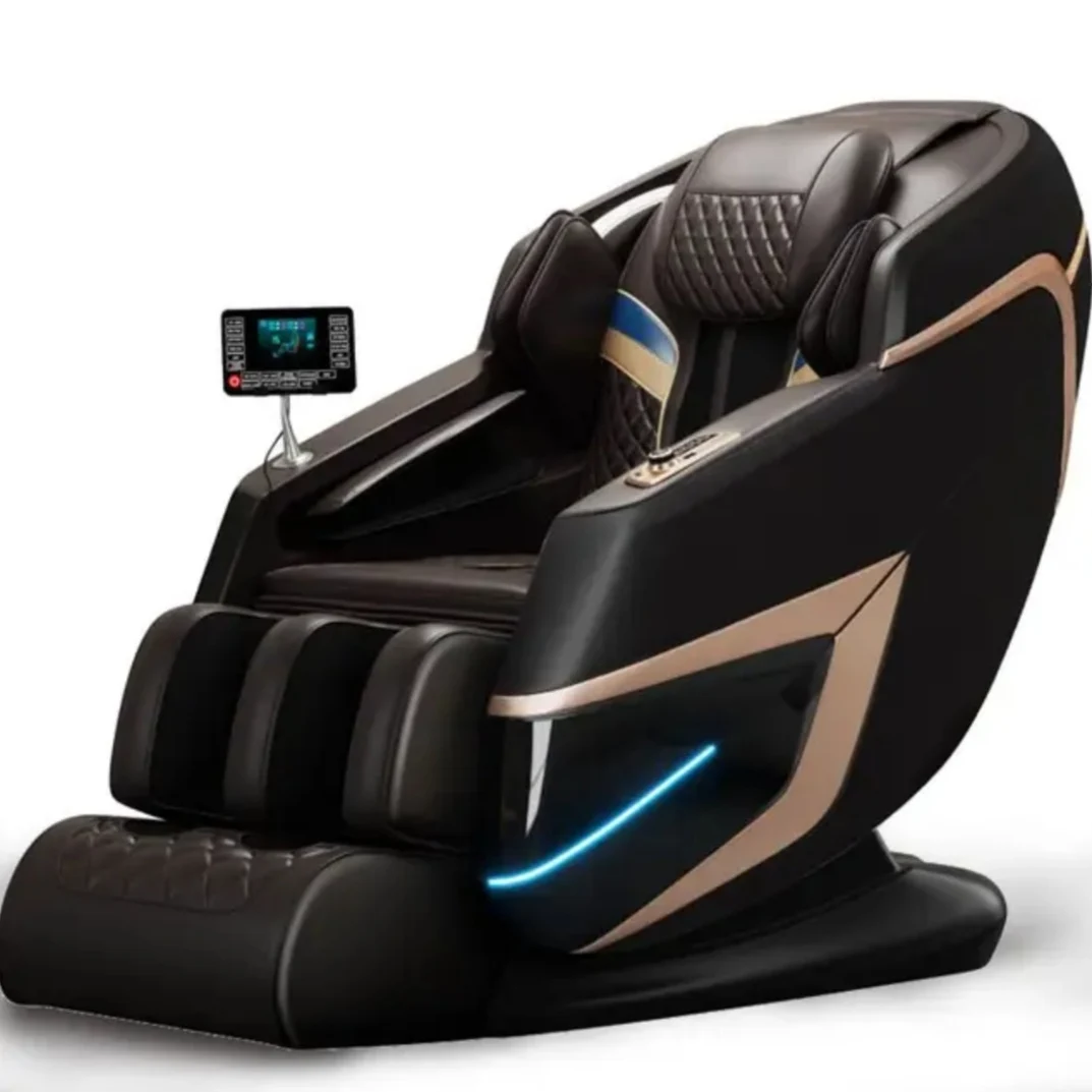 Luxury Foldable Portable Shiatsu 3D Zero Gravity Full Body Massage Chair With Back Heating For Home Office Or Hotel Use