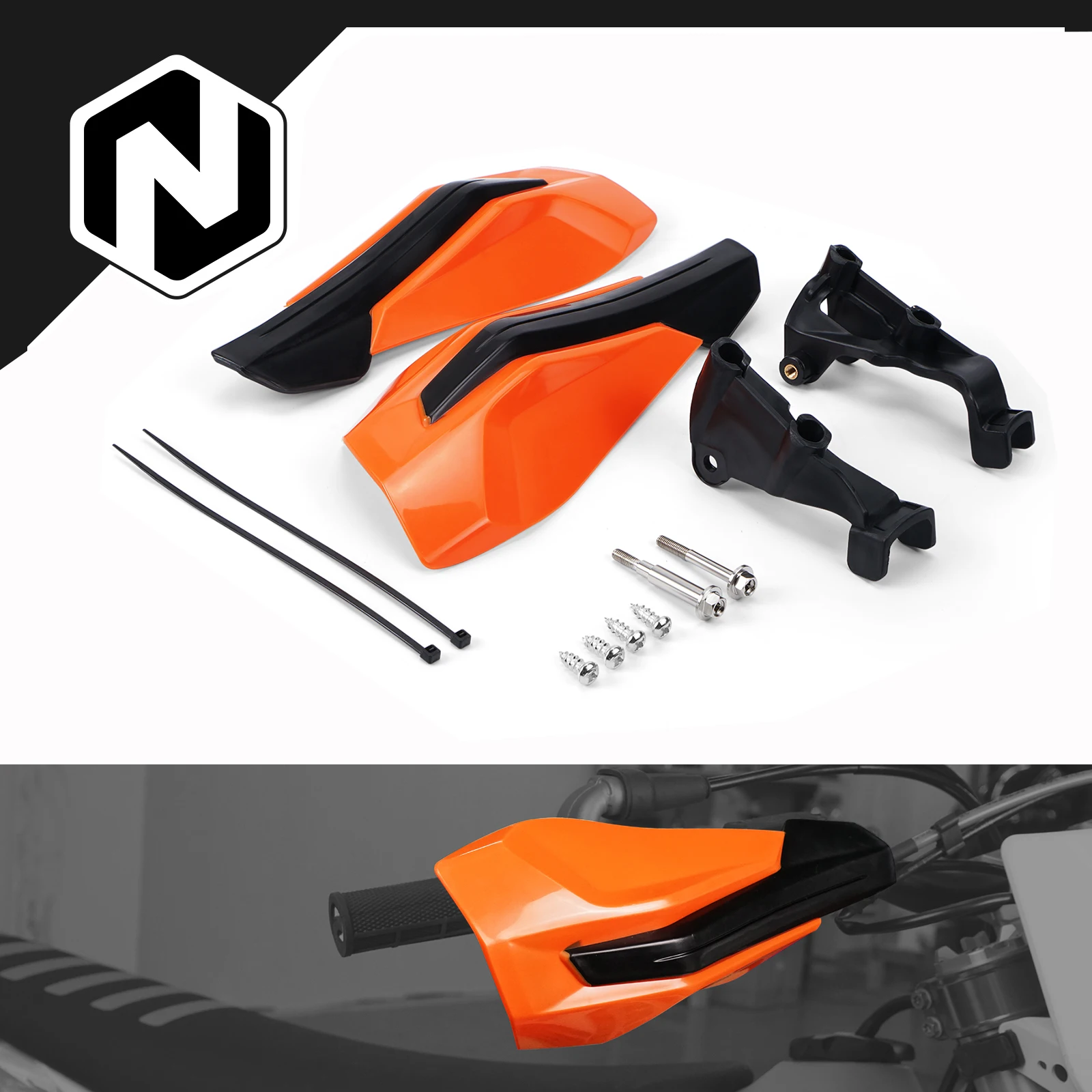 

NICECNC For KTM EXC 300 2014-2023 Handlebar Guards Handguard SX 125 SXF 450 EXCF 350 XCW 500 XC300 XCF 250 TPi 6D SX250 14-23