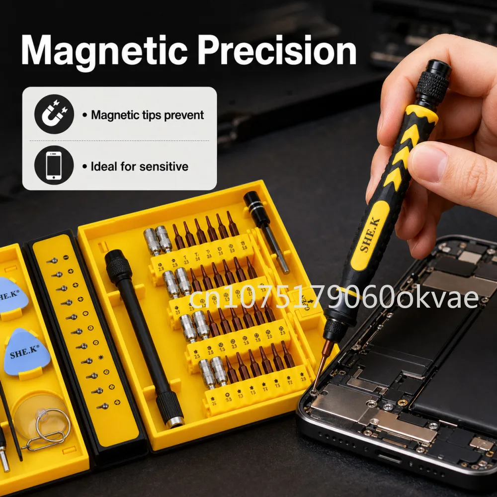 38 in 1 Precision Screwdriver Set for iPhone Repair Tool Kit Magnetic Bits Phone Disassembly Repair Tool Multi-functional Repair
