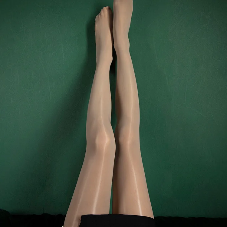 Women Horse Oil tight Sexy High Elastic Stockings Mask Steel Stockings Lady Satin Shiny Ultra-thin Long Socks Pantyhose
