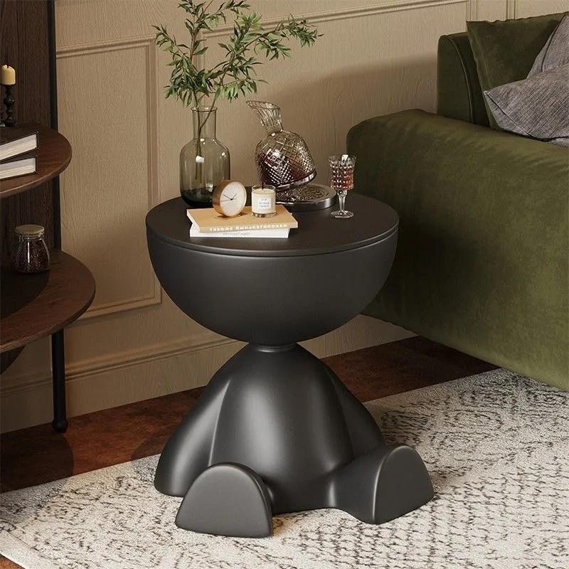 Modern Side Table - Multifunctional Corner End Table, Small Coffee Table for Living Room/Bedroom, Unique Design Nightstand