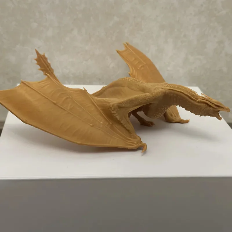 3D Printed Dragon Model Resin Flying Dragon Figurine Magic Creature DIY Paintable Desktop Decor Collection Creative Gift view 6