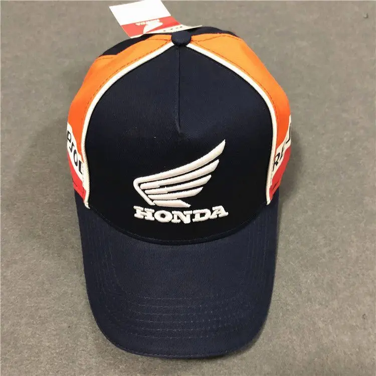 

For Honda Repsol HRC CB400 CB650F CBF CRF NC750 Motorcycle Embroidered Baseball Cap Hat Adjustable Summer Outdoor Sports Hat