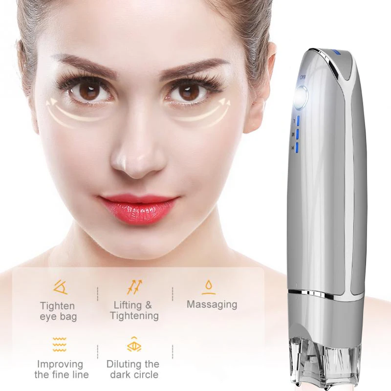 Mini Beauty Machine Eyes Face Lifting dispositivo di serraggio rimuovi rughe borse scure EMS Eye Massager salone di bellezza