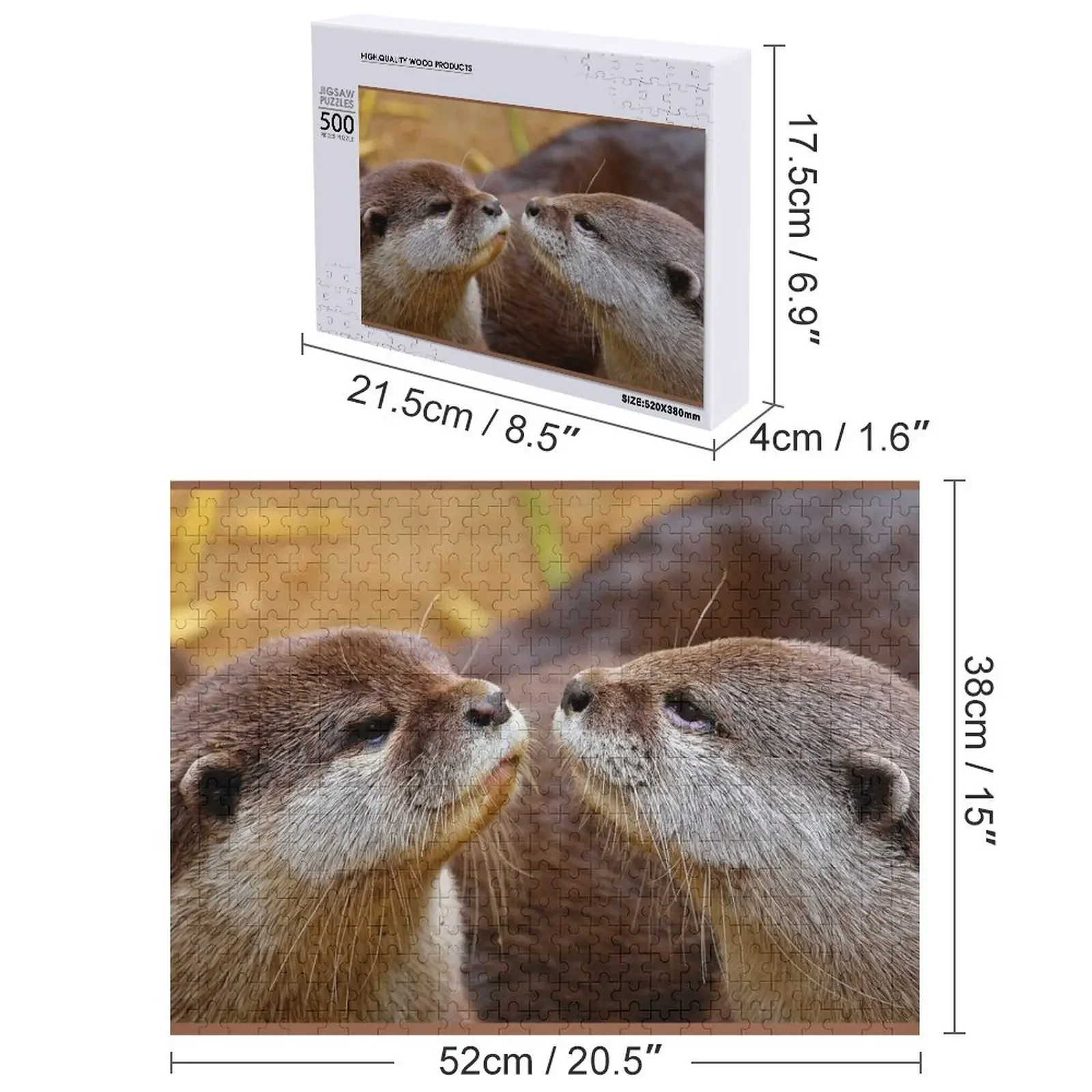 เกมปริศนาจิ๊กซอว์รูปนาก ของขวัญคริสต์มาสแบบกำหนดเองสำหรับเด็ก ปริศนาแบบส่วนตัว