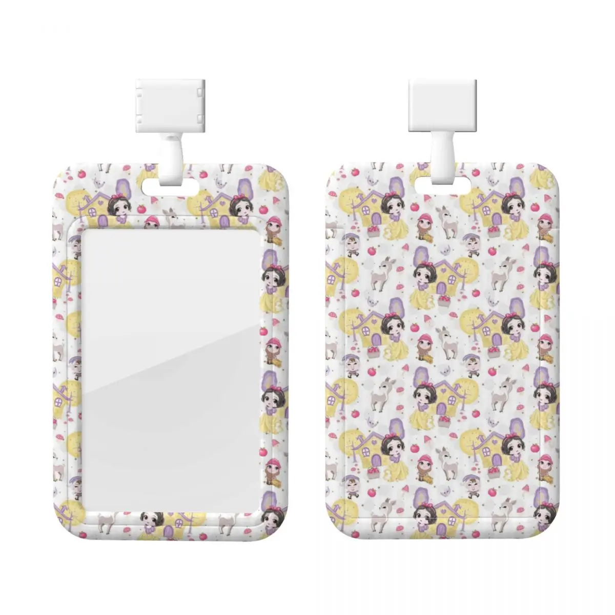 

Пользовательские держатели для кредитных карт «Белоснежка и семь гномов» Шейный ремешок Ремешок для удостоверения личности Держатель для карт Фабрики Инженеров Держатель для карт