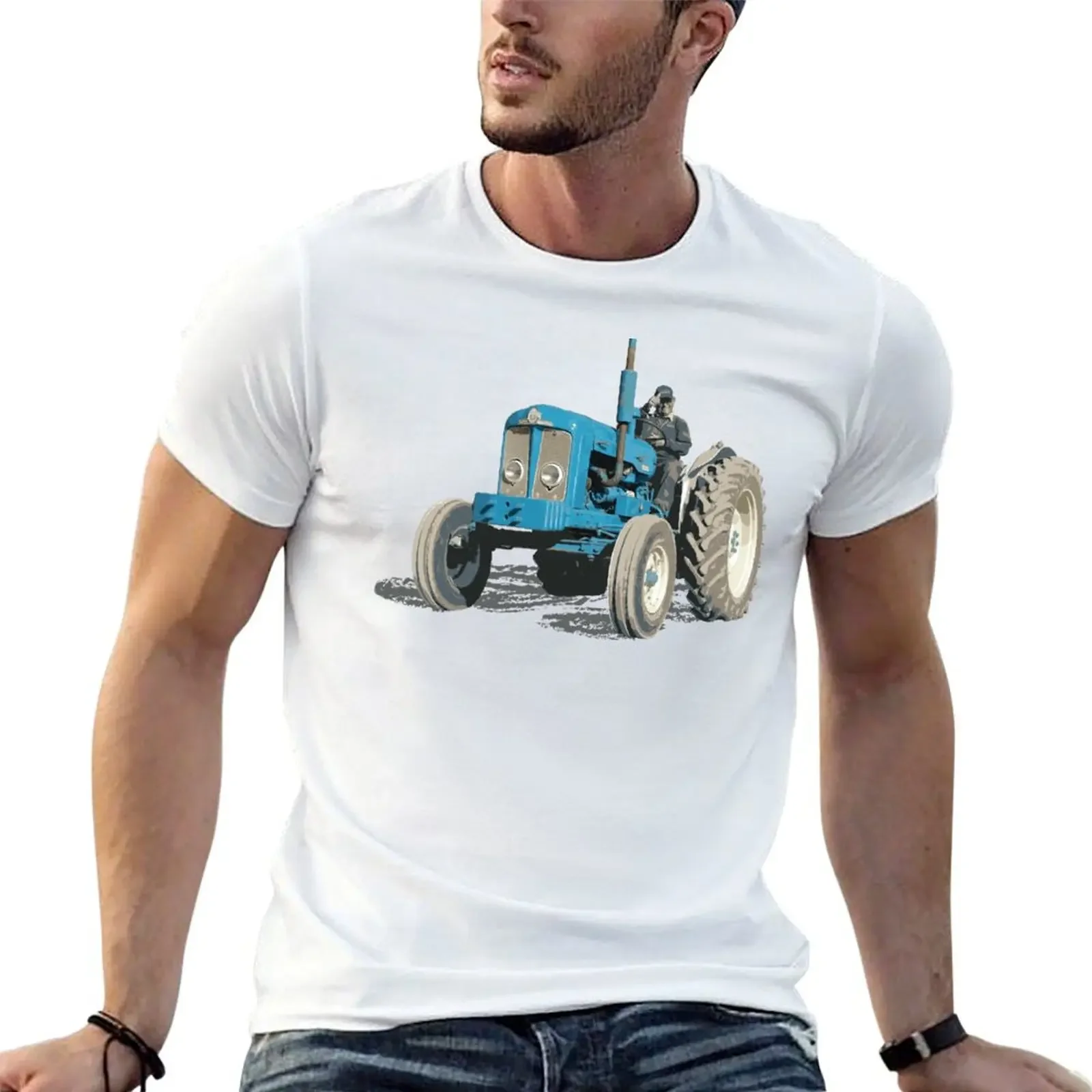 

Super Major, last of the Fordson tractors T-Shirt vintage graphic tee aesthetic clothes oversized t shirt men