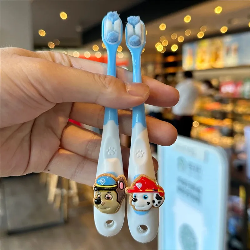 Paw Patrol Toothbrush Cute Small Head Soft Bristle Chase High Density Brush Wire Does Not Damage Gums Kids Birthday Gift