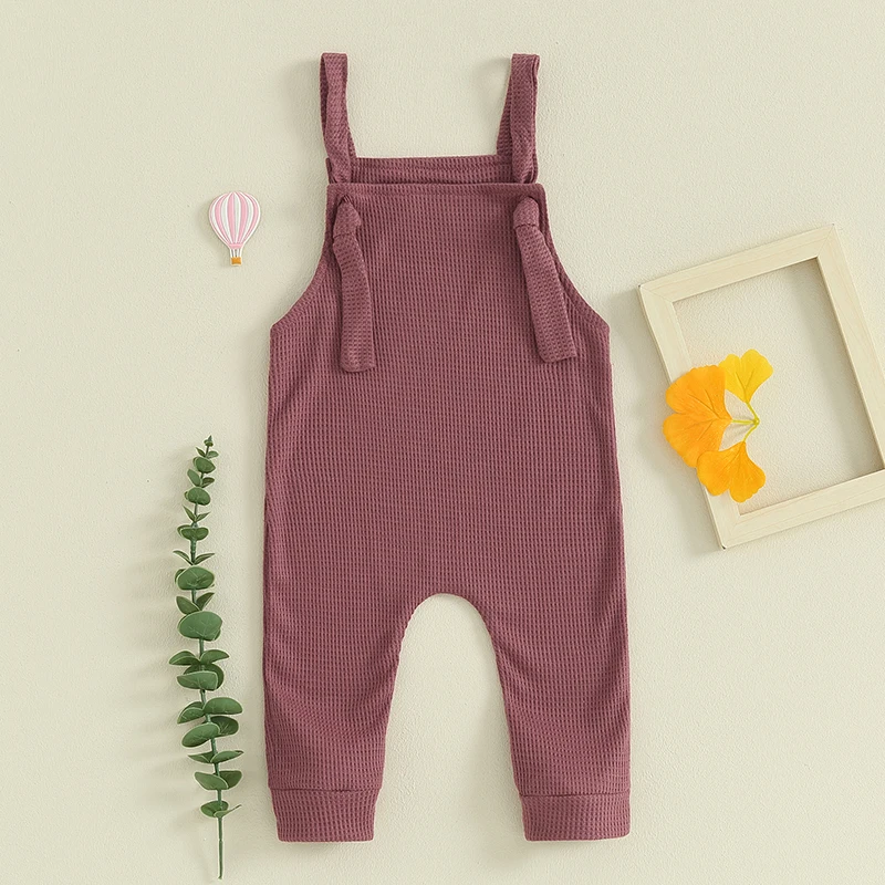 Toddler Baby Boy Girls Sleeveless Overalls Jumpsuit Romper Suspender Pants  Newborn Outift Summer Clothes