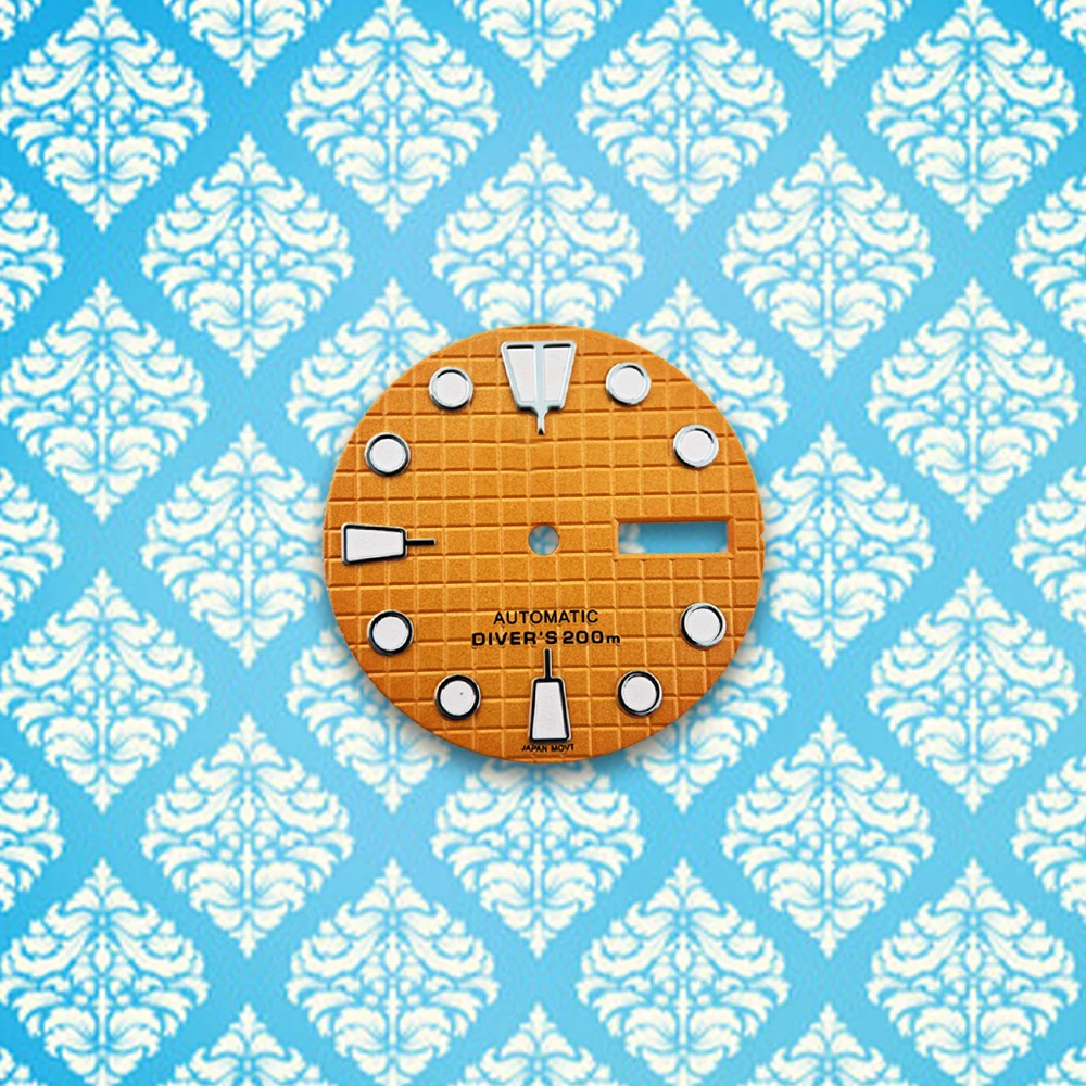 

28.5mm Dial Suitable For NH35/NH36 Automatic Movement Green Luminous Watch S Logo