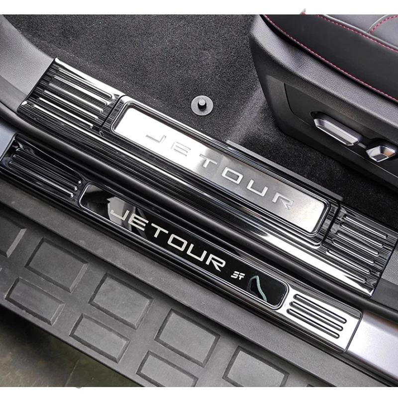 

apply to Jetour Traveller T2 Car Threshold Strip Interior Accessories Car Acesssories Inside Automobiles Parts