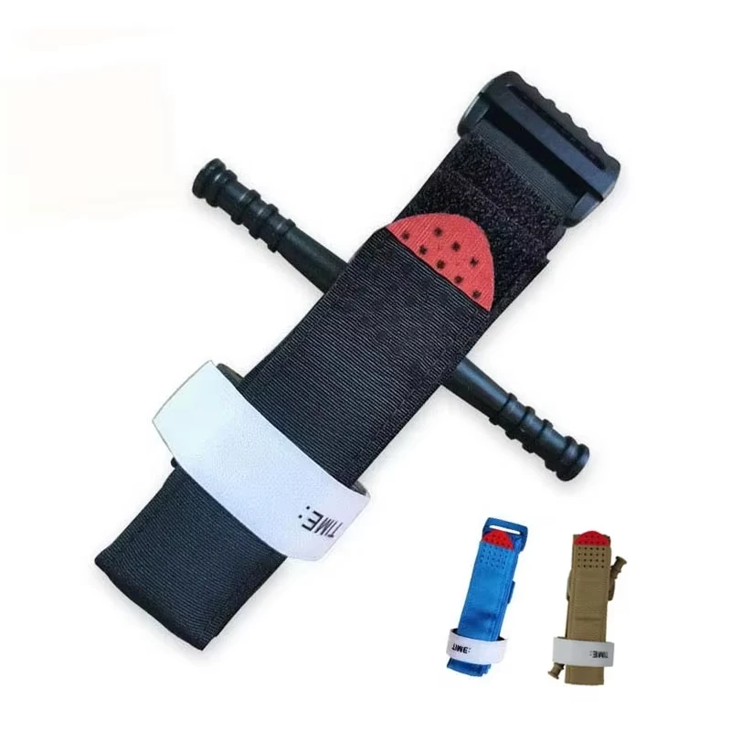

Military Grade Tactical Tourniquet - Emergency Bleeding Control Hemostat for Outdoor Survival & First Aid Kit Supplies