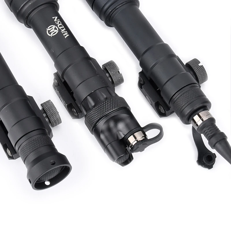 Tactical DS00 M600M300 Scout WeaponLight Rear Cap Metal Tail Cap Dual Function Pressure Switch Cover Compatible ST07 SR07 Switch