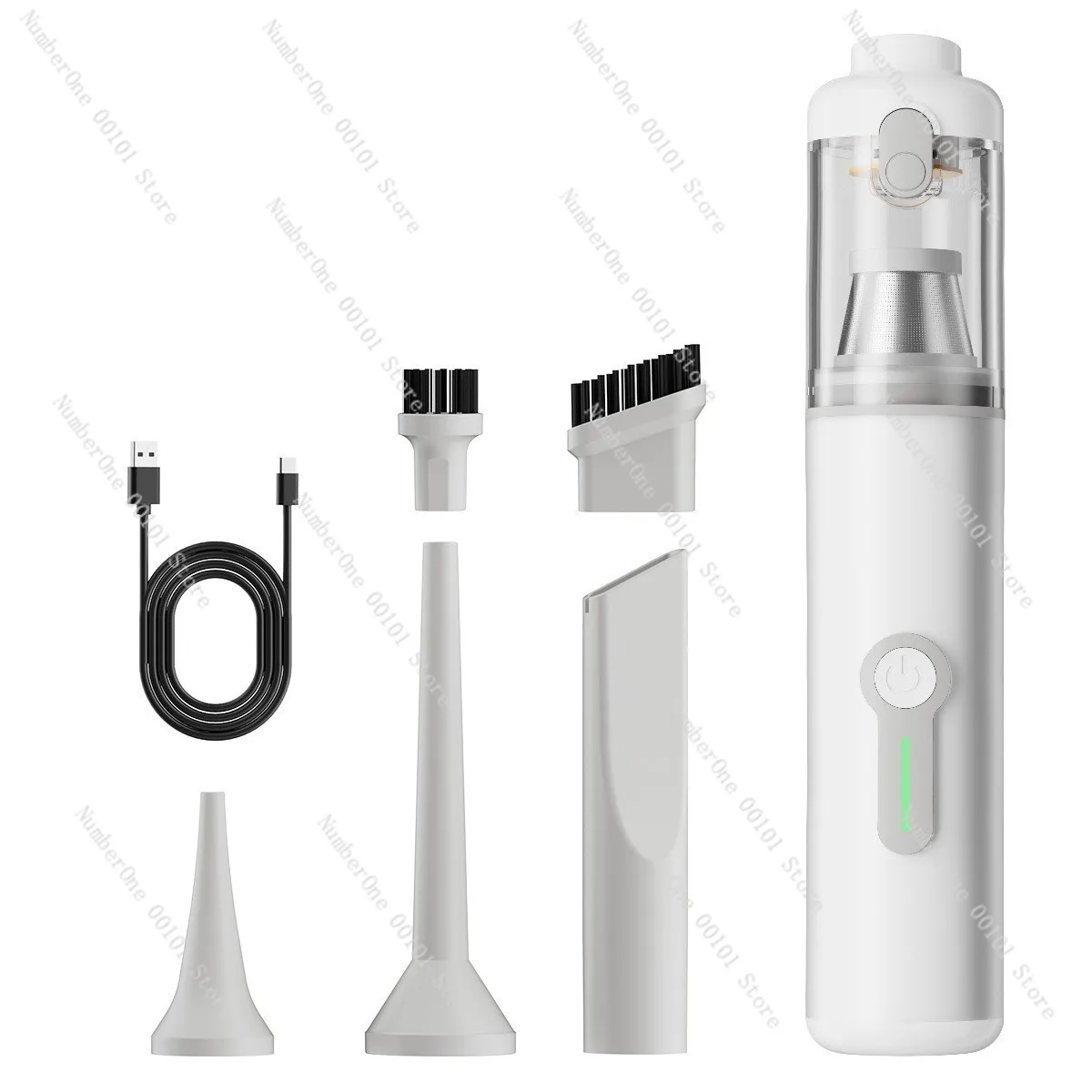 Sleek Minimalist Handheld Car Vacuum Cleaner Brushless High Power Dust Removal Inflator 2 in 1 Strong Suction Mini Auto Blower