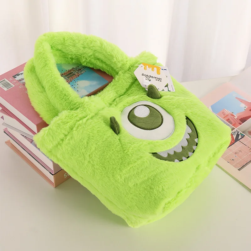 Disney Mike Wazowski Leisure Armpit Bag Cartoon & Cute Handbag valentines Gift Large Capacity