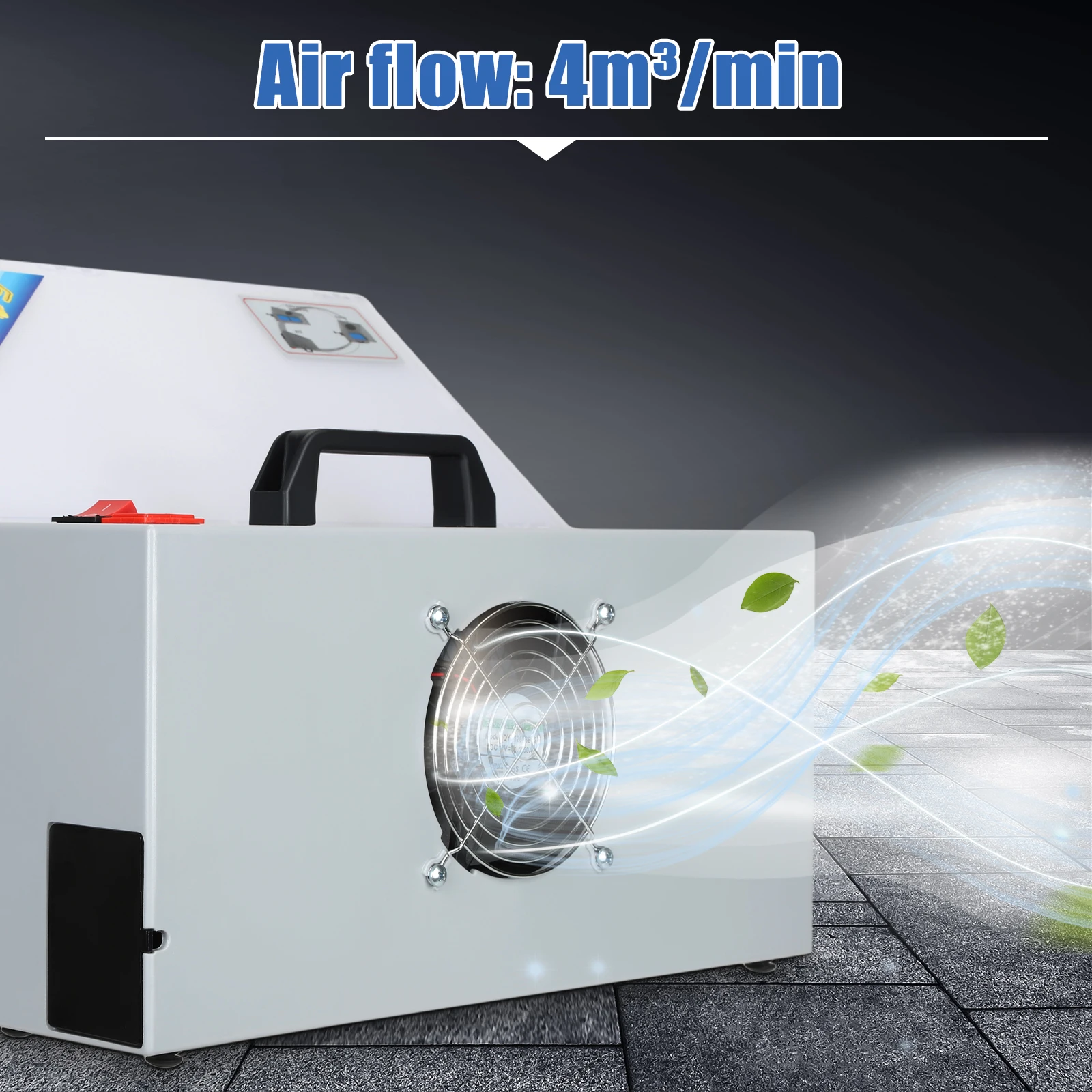 110V 220V Airbrush Paint Spray Booth Exhaust Fan with Filter Portable Paint Booth Kit for Airbrushing Painting Art Model Craft