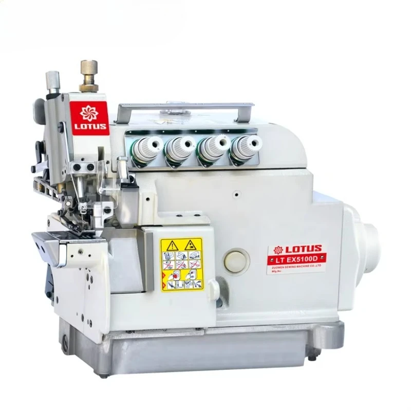 

MC EX5100-3/4/5D Высокоскоростная цилиндрическая кровать с прямым приводом, оверлок с тремя/четыре/пятью нитью, швейная машина