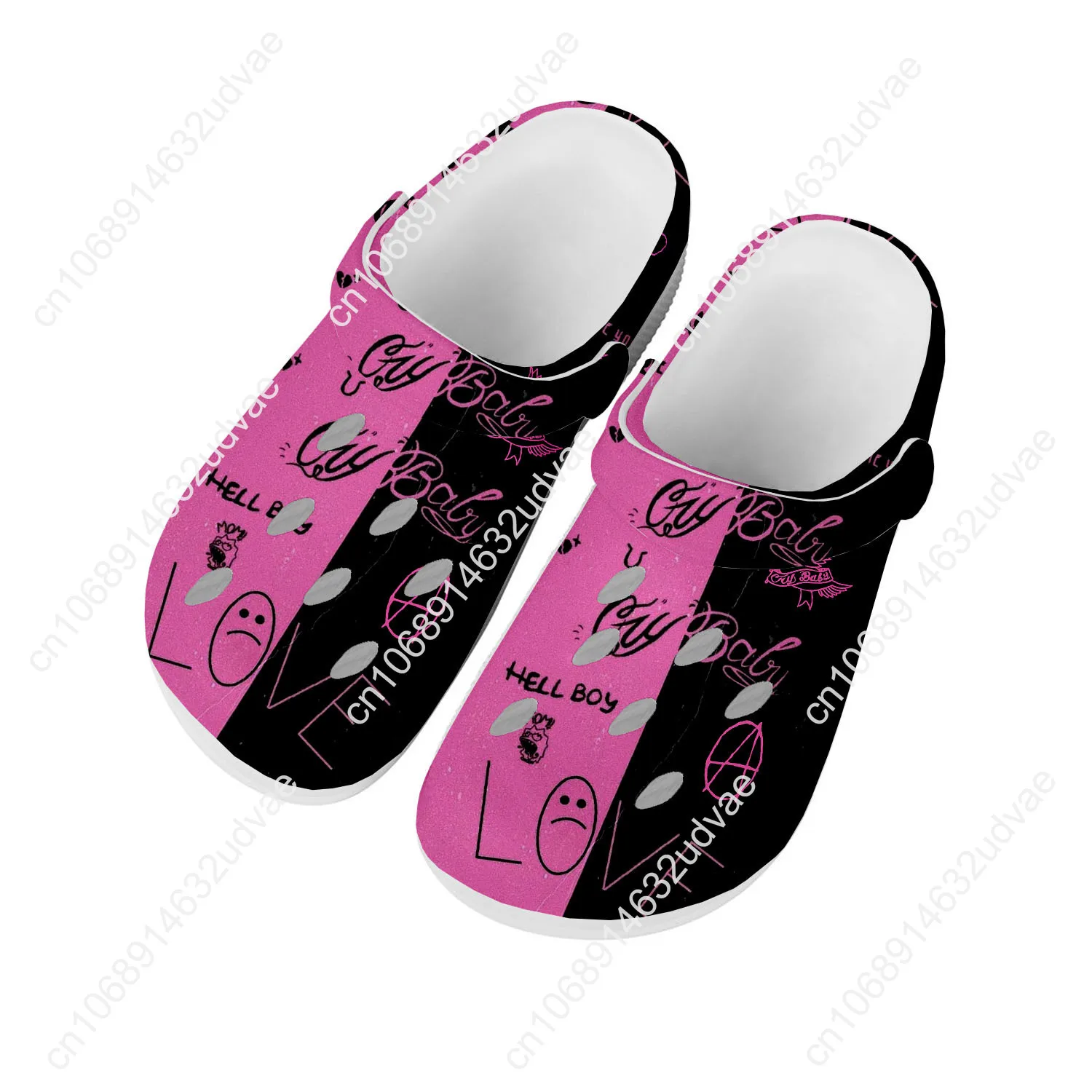 Lil Peep Water Shoes Mens Womens High Quality Fashion Home Garden Clogs Customizd Sandals Beach Breathable Hole Slippers