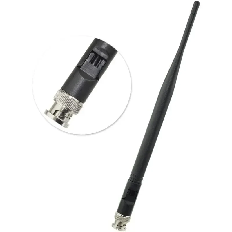 Wireless Microphone Receiver Antenna BNC Male UHF 400MHz-900MHz for Remote Digital Audio Mic Receiver Tuner UHF Ham Radio