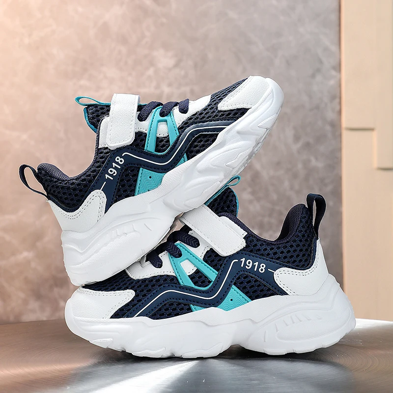 

Children Sports Shoes Light Supportive Easy To Put on Take Off Running Shoes Suitable Students Daily Campus Wear Casual Shoes