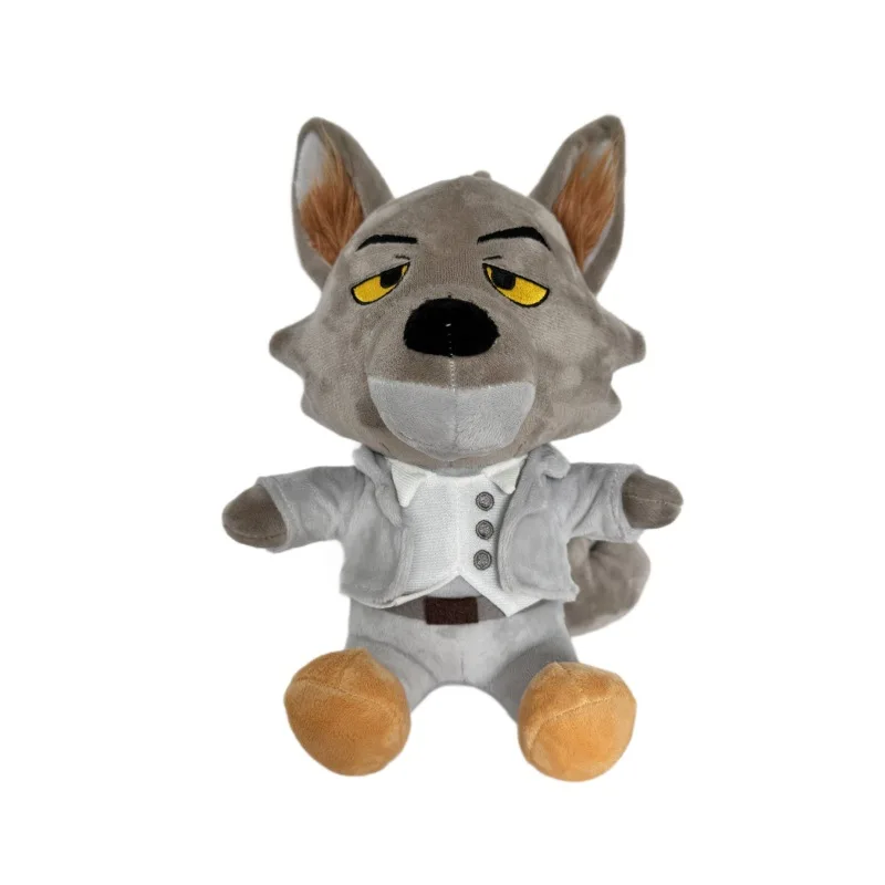 Anime The Bad Guys muñeco de peluche de juguete 25CM Villain Alliances Diane y el Big Bad Wolf lindo muñeco de peluche de dibujos animados juguete para regalo de chico