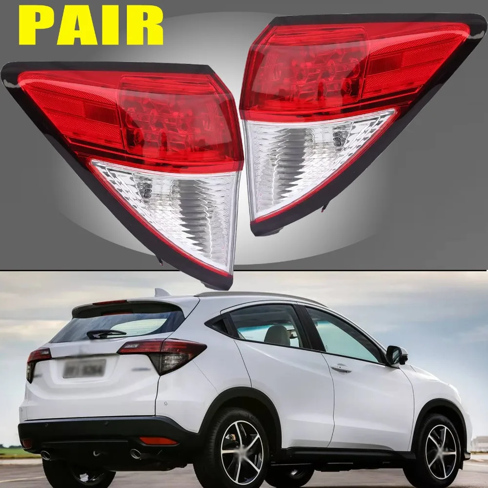 

Pair Fit For 2019-2022 Honda HRV HR-V Rear Outer Tail Light Brake Lamp Assembly
