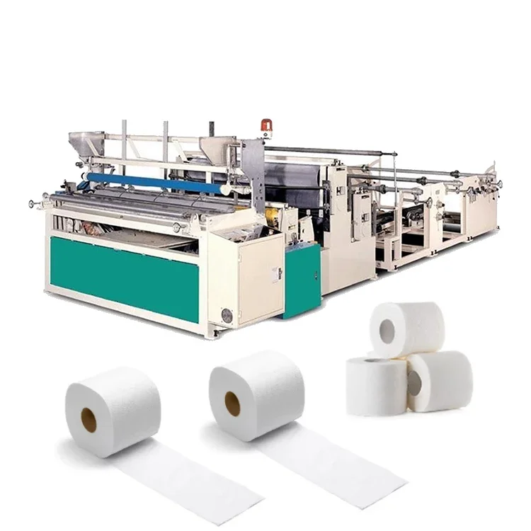 Tissue Paper Roll Slitting Rewinder Toilet Paper Machine Toilet Paper Production Line for Jumbo Roll Processing in Factories