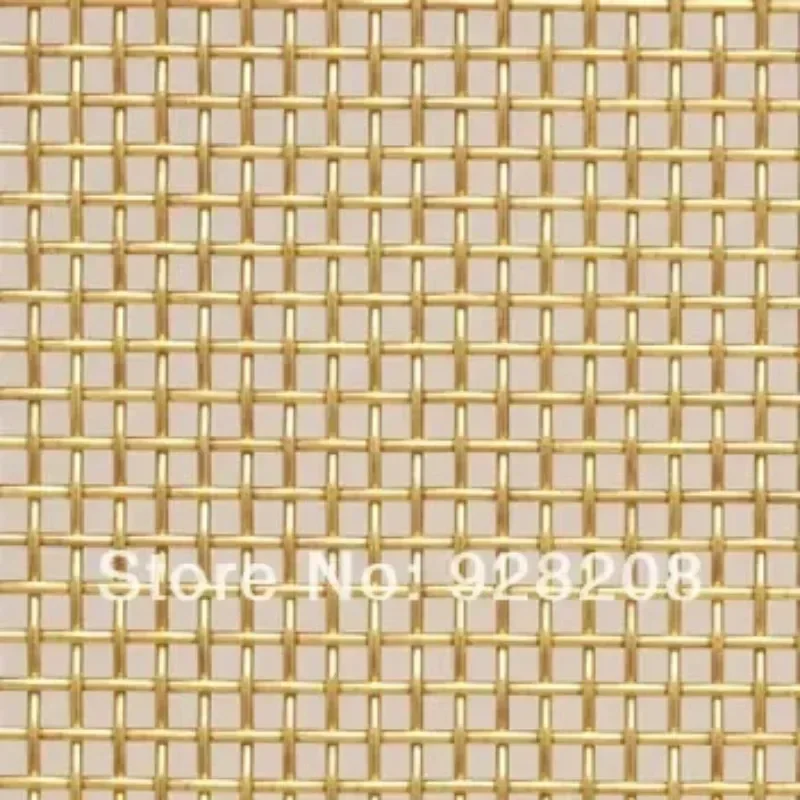 Brass Woven Screen Mesh 500X1000mm, Perfect for Air Ventilation and Filtering