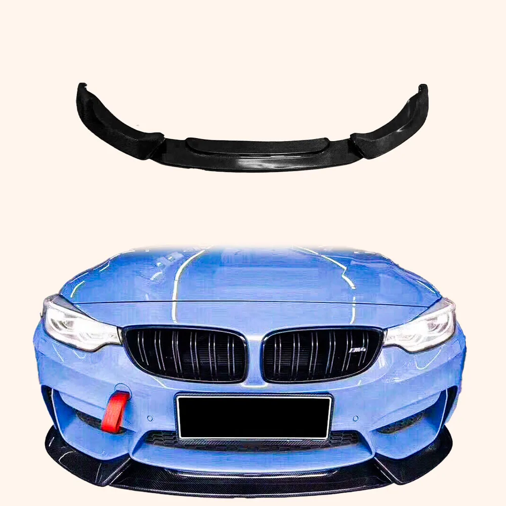 

For BMW 4 Series 14-20 F32 F33 F36 (AN Only) Carbon VR Style Front Bumper Lip