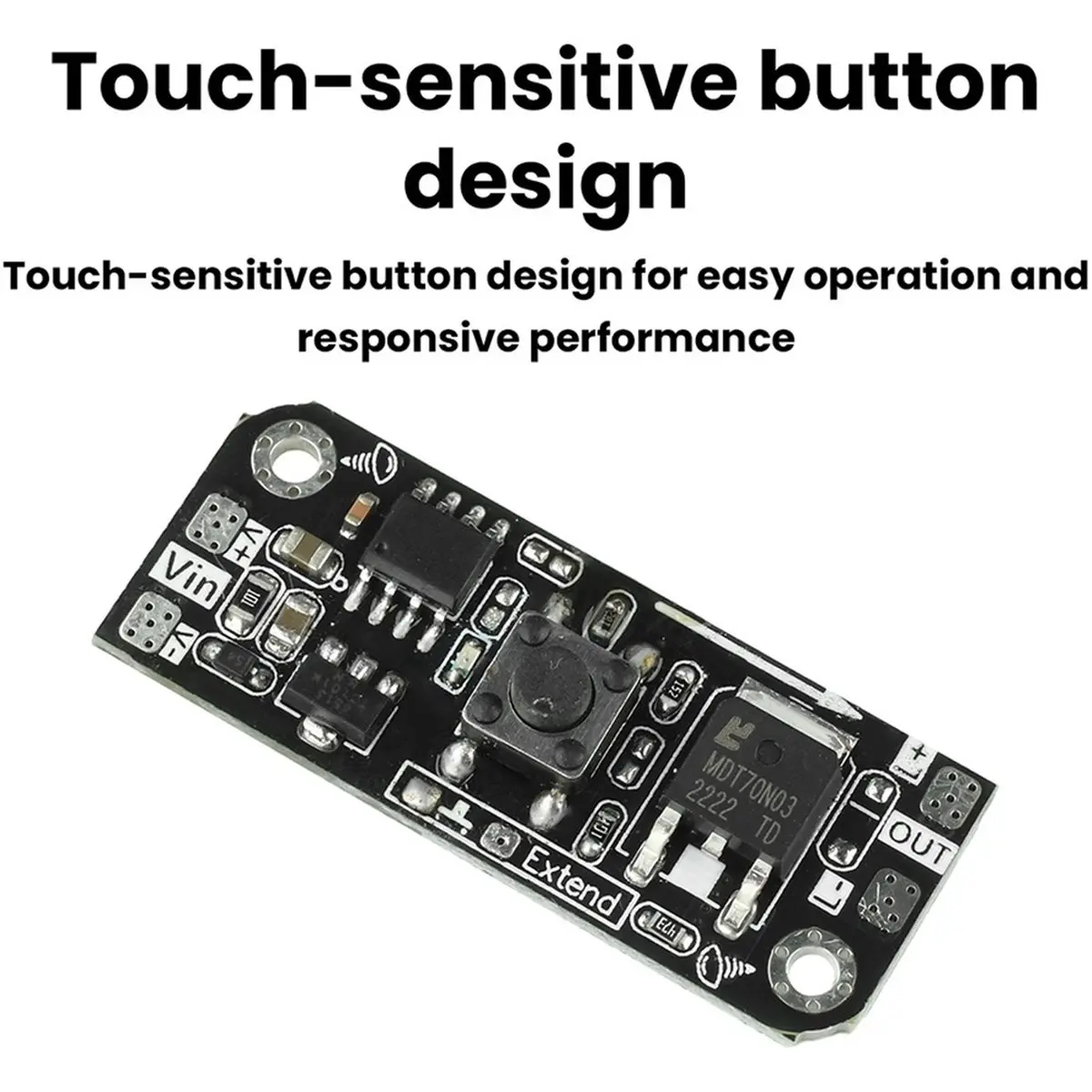 5-24V Mini LED Light Dimming PWM Stepless Dimming Driver with Constant Voltage Newest Micro Switch Control