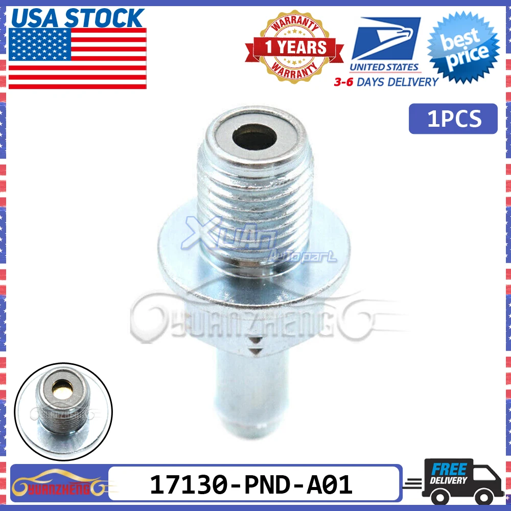 17130-PND-A01 New PCV Valve For Honda Accord Sedan Civic CR-V HR-V Fit Hatchback 17130PNDA01