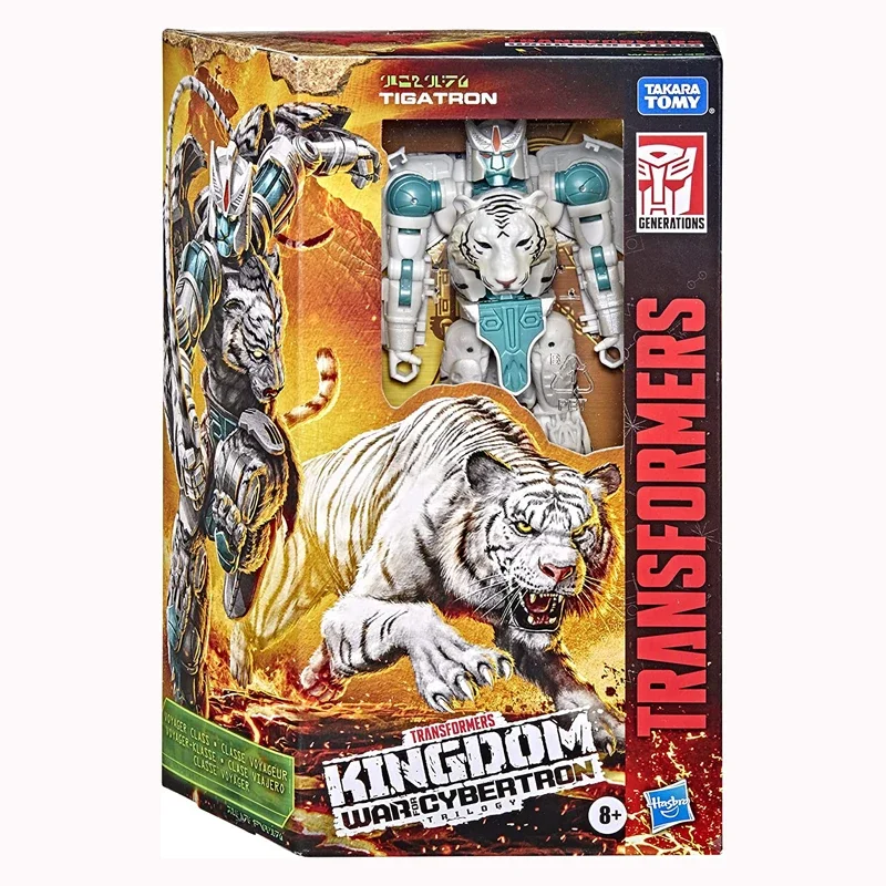 Auf Lager Takara Tomy Transformers Krieg für Cybertron:WFC-K35 Voyager Tigatron Anime Figuren Roboter Spielzeug Action figur Geschenke Hobbys