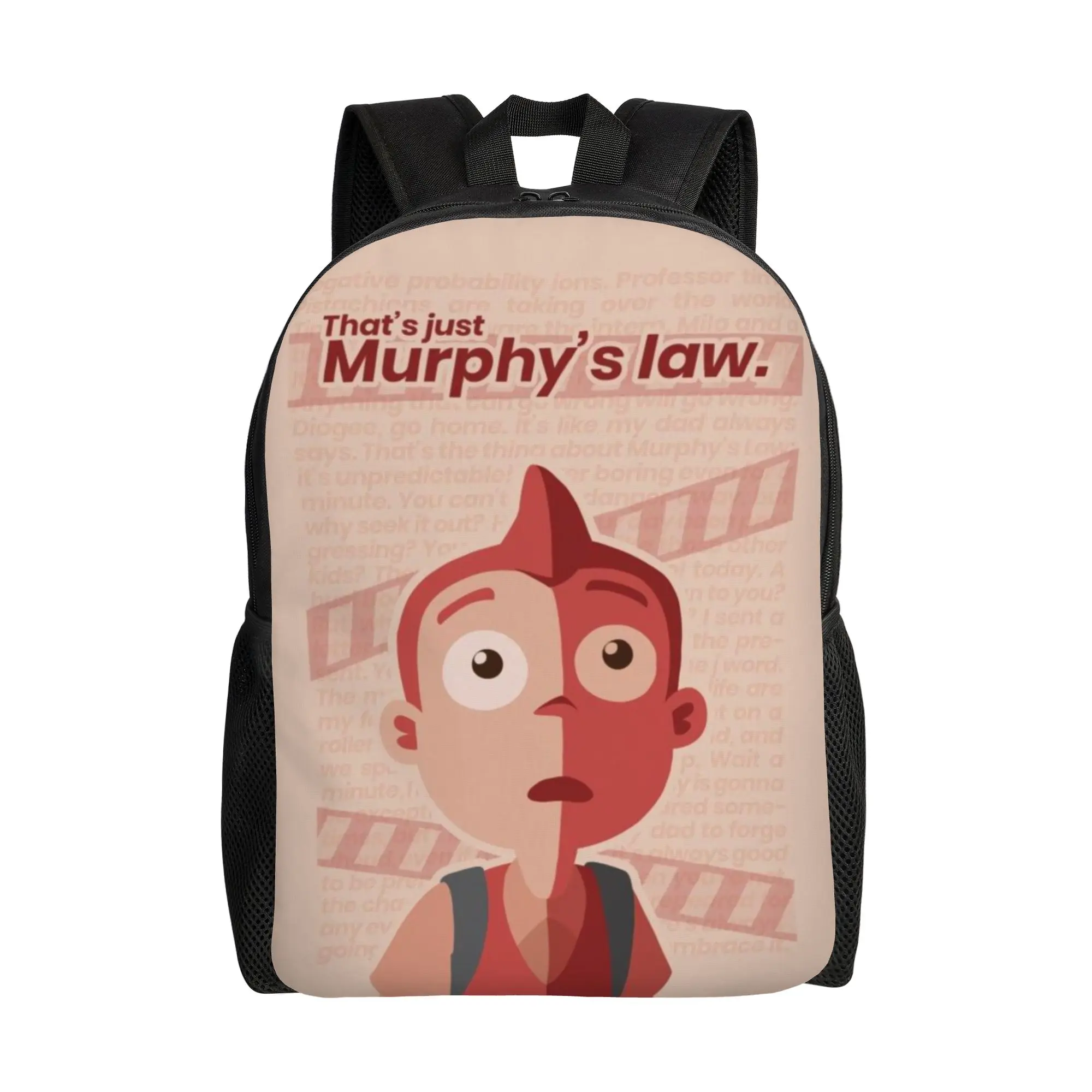 

Back to school season Milo Murphy (7) Knapsack Milo Murphy’s Law Office Staff High Street Backpack