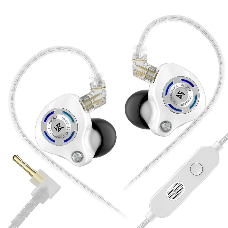 KZ Gale In-Ear Gaming-oortelefoon E-sport Bass Metal-oordopjes voor Video Game Stage Live Sound-hoofdtelefoon