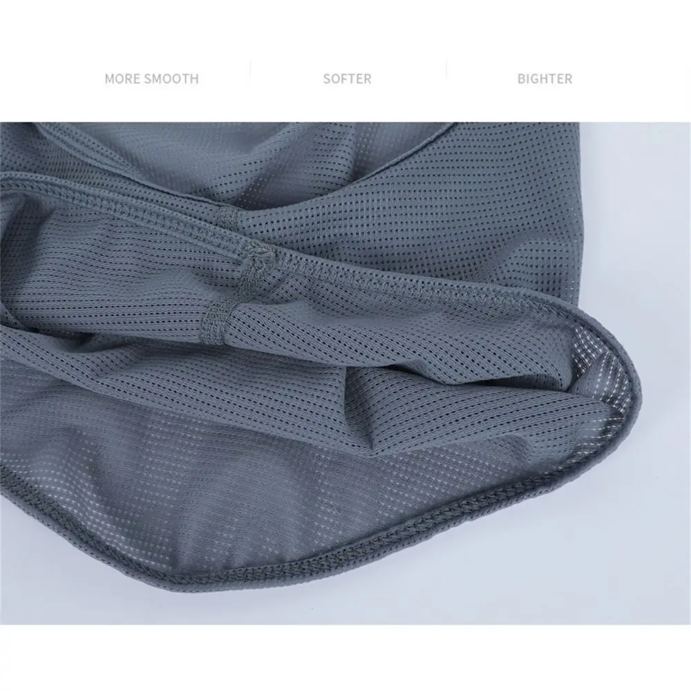 

Ежедневная ветрозащитная пылезащитная велосипедная маска, дышащая ледяная шелковая солнцезащитная УФ-защита, однотонная летняя Балаклава