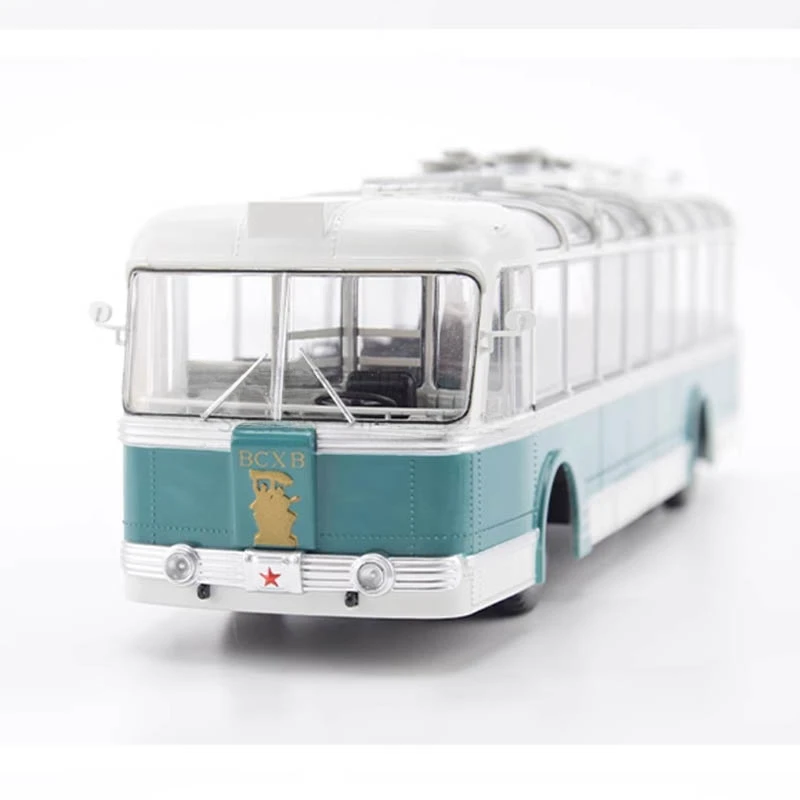 1/43 Soviet Trolleybus SVARZ-TBES Sightseeing Bus JAVN056 Russian Bus Model Toy Gift