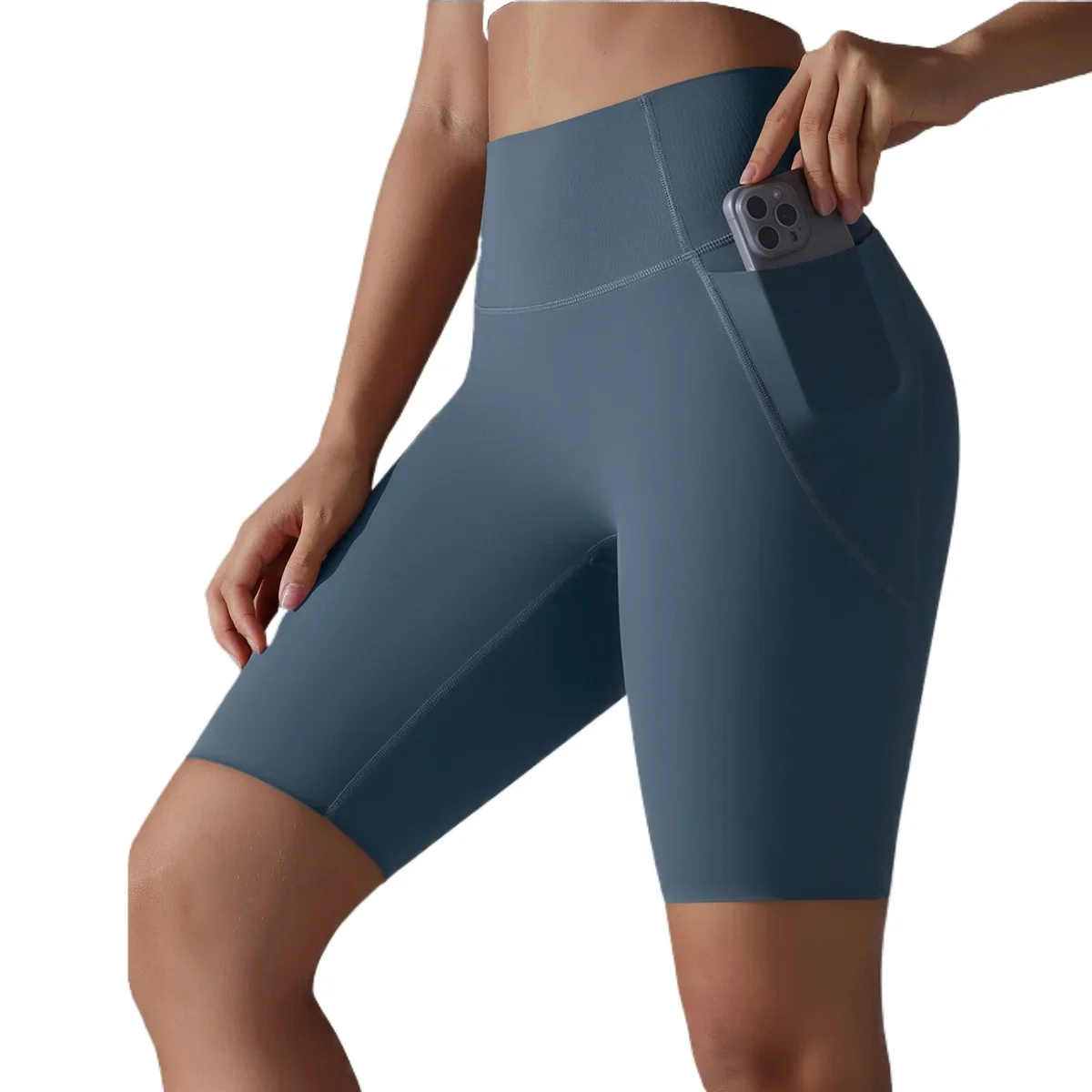 

Short Gym Woman Sports Shorts with Pockets Sportswear Woman Gym Seamless Hip Lift Running Workout Fitness Leggings Yoga Clothes