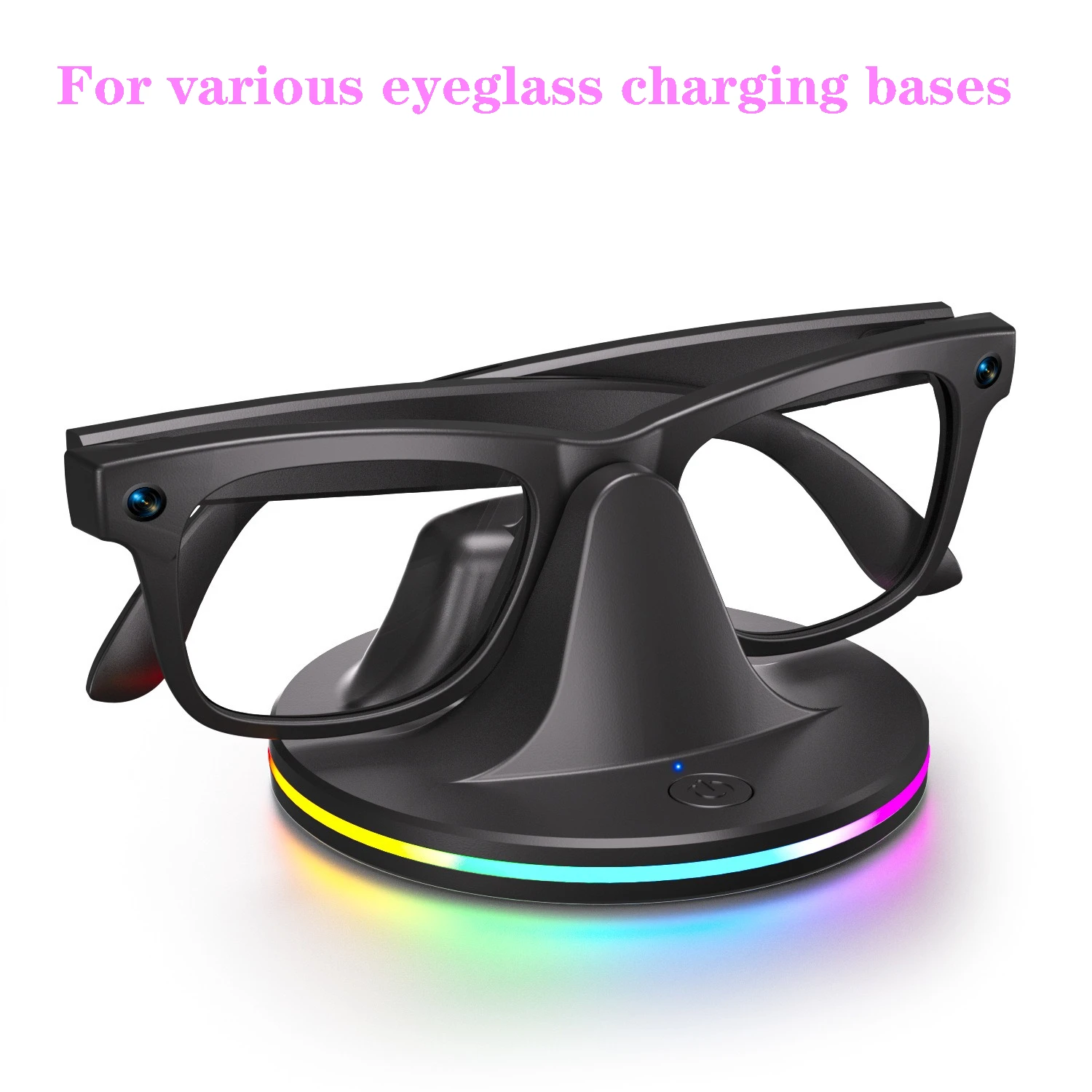 

Подходит для очков Meta Ray Ban, подставка для зарядки очков AR, подставка для хранения RGB, подставка для зарядного устройства Meta для очков