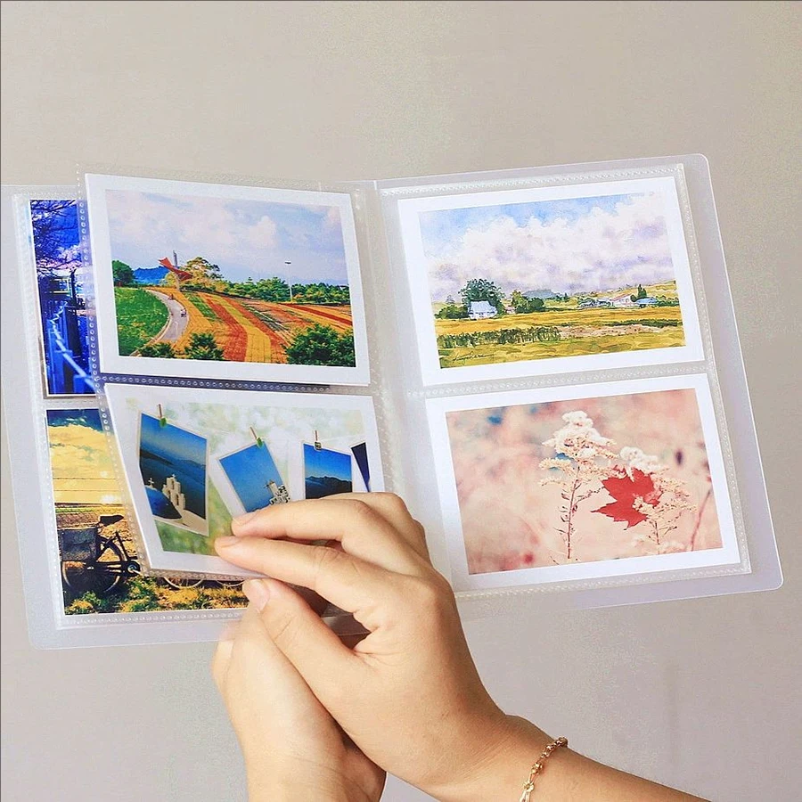 80 Pockets 3 Inch Mini Film Photo Album Transparent Cover Photo Paper For Fujifilm For Instax Mini  Album Picture Case