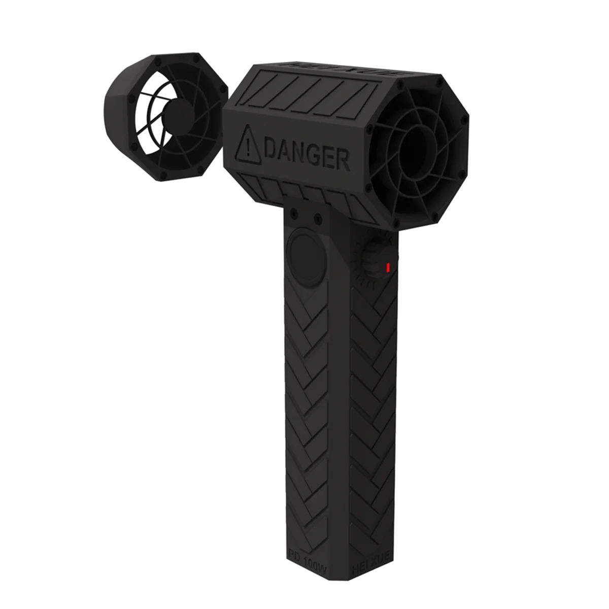 ABFKW Turbo Jet Fan XL 64 Channel Violent Fan 140000RPM 1500g Thrust Stepless Speed Adjustment TYPE-C Industrial Fan Car Dryer