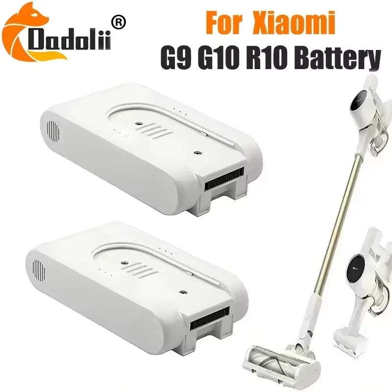

2025 Original 25.2V 5000mAh Rechargeable Lithium-Ion Battery Pack for Xiaomi Mijia Dreame G9 G10 R10 Wireless Vacuum Cleaner